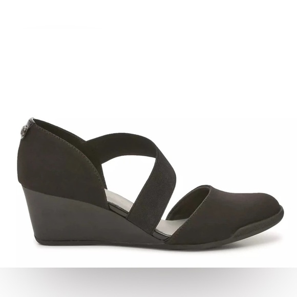 Anne Klein Tory Wedge Slip-On Black iFlex Comfort Women’s Size 6M NWOB - Picture 12 of 14